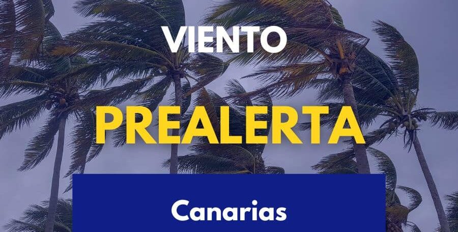 EL GOBIERNO DE CANARIAS DECLARA LA PREALERTA POR VIENTO EN EL ARCHIPIÉLAGO 28-6-26