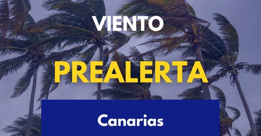 EL GOBIERNO DE CANARIAS DECLARA LA PREALERTA POR VIENTO EN EL ARCHIPIÉLAGO 3-6-26