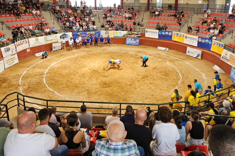 FOTO. La lucha canaria y el balonmano reúnen este fin de semana a cerca de 300 jóvenes en los Campeonatos de Canarias en Edad Escolar (1)