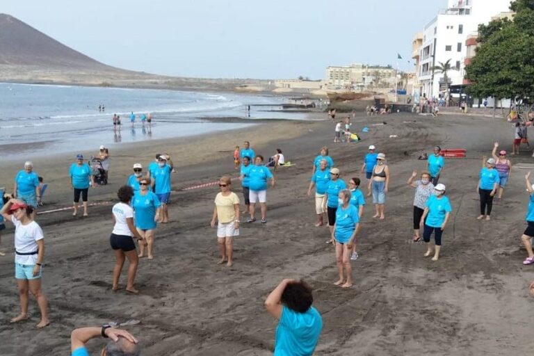 Gimnasia en la playa