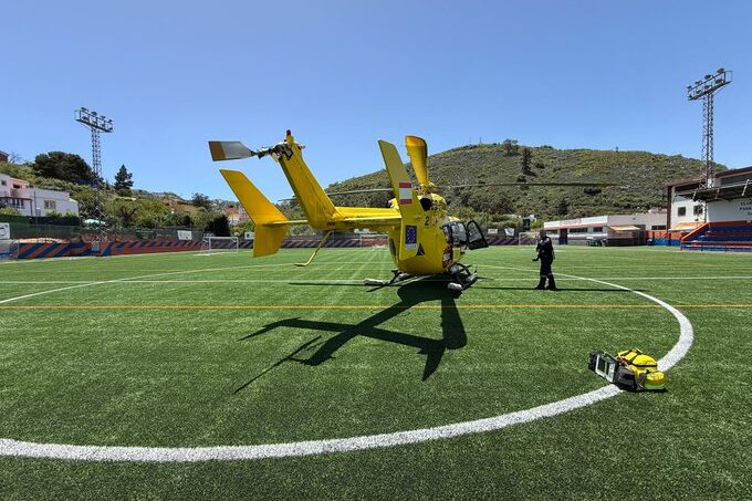 HERIDO GRAVE EN UN ACCIDENTE CON UN TRACTOR EN VEGA DE SANMATEO-GRAN CANARIA 6-6-26