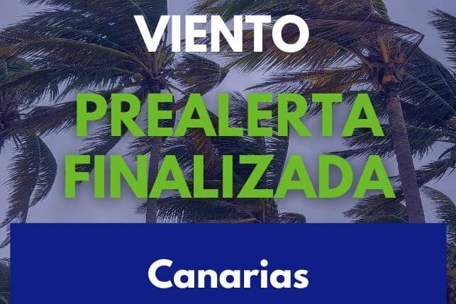 PREALERTA POR VIENTO FINALIZADA EN CANARIAS 9-6-26