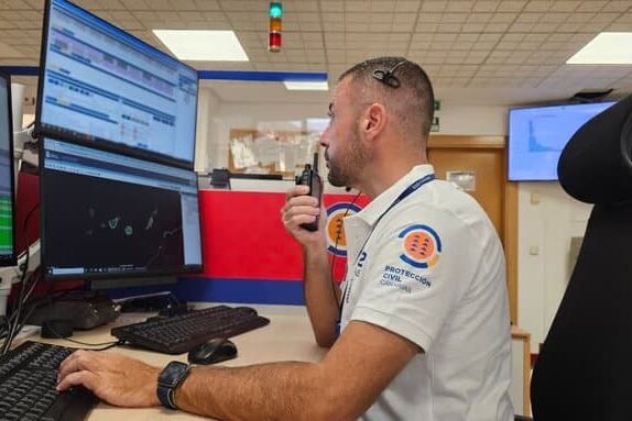 UN MOTORISTA HERIDO EN UN ACCIDENTE DE TRÁFICO EN SANTA CRUZ DE TENERIFE 18-6-26