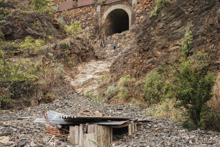 030726 Zona de trabajo en cauces de barrancos en el marco de las obras del Consejo Insular de Aguas de La Gomera