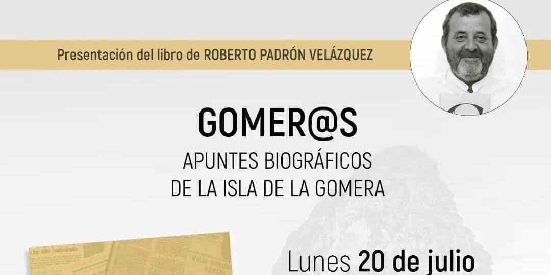 200726 Cartel presentación libro Roberto Padrón en La Gomera