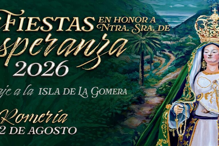 230726 Cartel Fiestas en Honor a Nuestra Señora de La Esperanza, El Rosario, Tenerife, que en 2026 homenajea a la isla de La Gomera