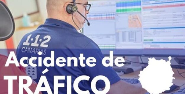CUATRO HERIDOS EN UNA COLISIÓN ENTRE VARIOS VEHÍCULOS EN LA GC-1 EN LAS PALMAS DE GRAN CANARIA 23-7-26