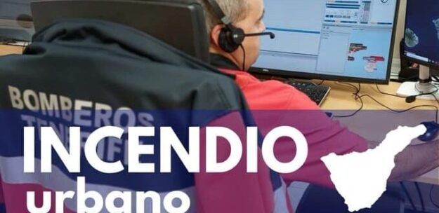 DISPOSITIVO DE SEGURIDAD Y EMERGENCIAS INTERVIENE EN UN INCENDIO DECLARADO EN UNA VIVIENDA EN LA ZONA DE LAS CALETILLAS 9-7-26