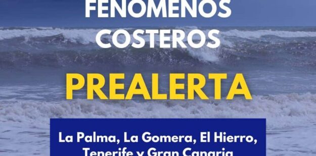 EL GOBIERNO ACTUALIZA Y MANTIENE LA PREALERTA POR FENÓMENOS COSTEROS EN ISLAS OCCIDENTALES Y GRAN CANARIA 23-7-26
