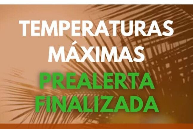 EL GOBIERNO DA POR FIANLIZADA LA PREALERTA POR TEMPERATURAS MÁXIMAS EN FUERTEVENTURA, GRAN CANARIA Y TENERIFE 25-7-26