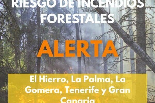 EL GOBIERNO DE CANARIAS ACTUALIZA A ALERTA POR INCENDIO FORESTAL A LAS ISLAS OCCIDENTALES Y GRAN CANARIA 6-7-26