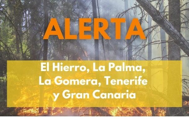 EL GOBIERNO DECLARA LA ALERTA POR RIESGO DE INCENDIOS FORESTALES EN LAS ISLAS OCCIDENTALES Y GRAN CANARIA 29-7-26