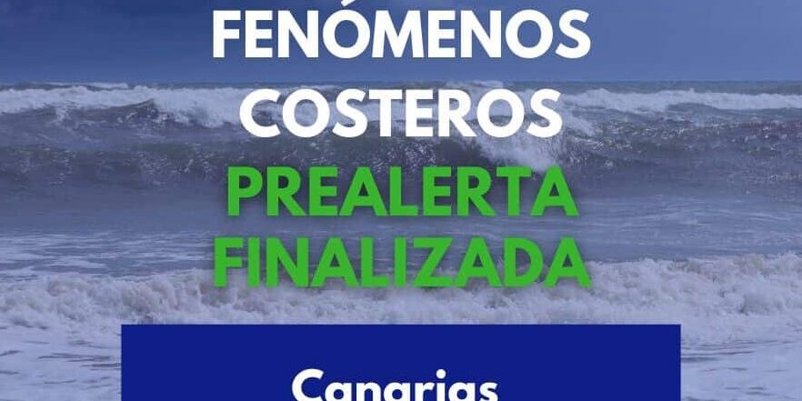 FINALIZADA LA PREALERTA POR FENÓ,MENOS COSTEROS EN CANARIAS 1-7-26