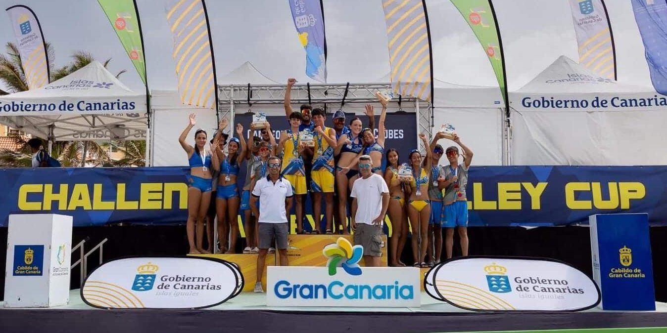 FOTO. Gran Canaria conquista los títulos de vóley playa en los Campeonatos de Canarias en Edad Escolar (1)