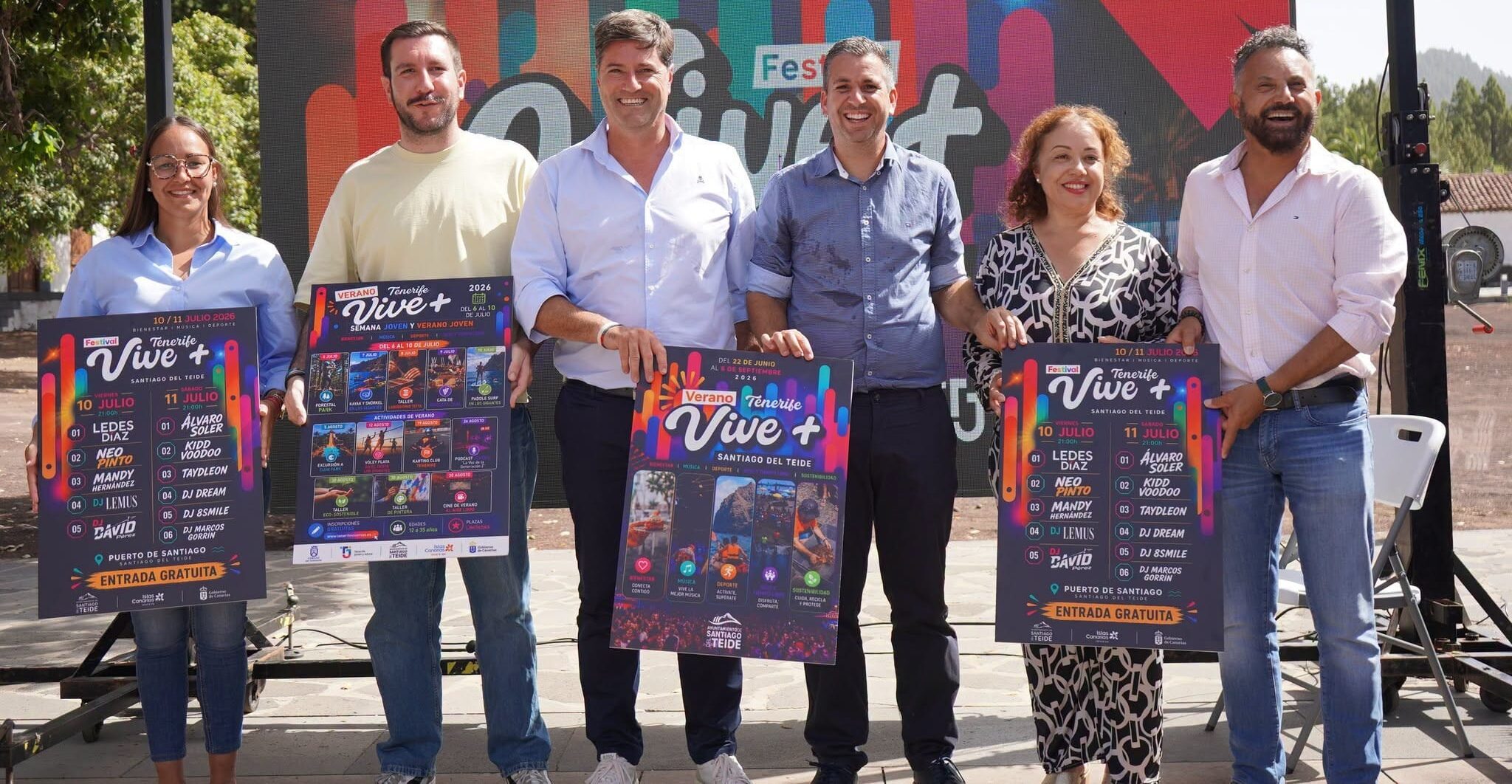 Foto de la presentación del festival y las actividades complementarias