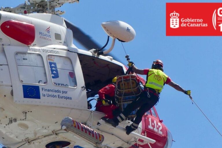 HELICÓPTERO DEL GES-SAN BARTOLOMÉ DE TIRAJANA 1-11-25