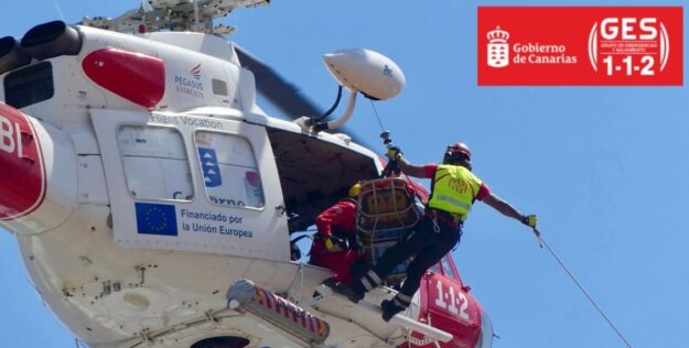 HELICÓPTERO DEL GES-SAN BARTOLOMÉ DE TIRAJANA 1-11-25