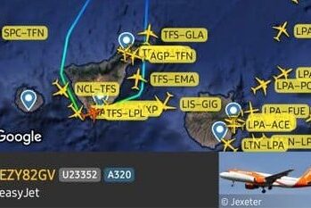INCIDENTE EN UN VUELO DESDE CANARIAS A REINO UNIDO 21-7-26