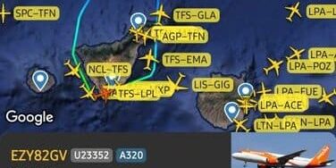 INCIDENTE EN UN VUELO DESDE CANARIAS A REINO UNIDO 21-7-26