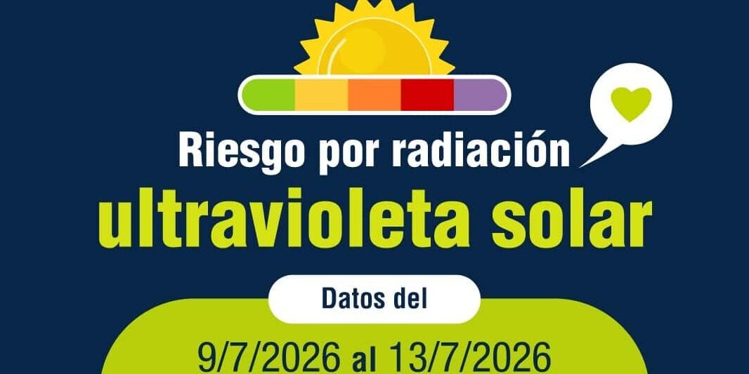 SANIDAD ADVIERTE DE RIESGOS PARA LA SALUD POR NIVEL EXTREMO DE RADIACIÓN ULTRAVIOLETA EN TODAS LAS ISLAS 9-7-26