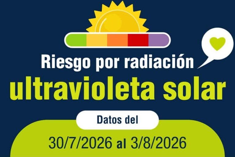SANIDAD ADVIERTE DE RIESGOS PARA LA SALUD POR NIVEL EXTREMO RADIACIÓN ULTRAVIOLETA EN VARIAS ZONAS DE LAS ISLAS 30-7-26