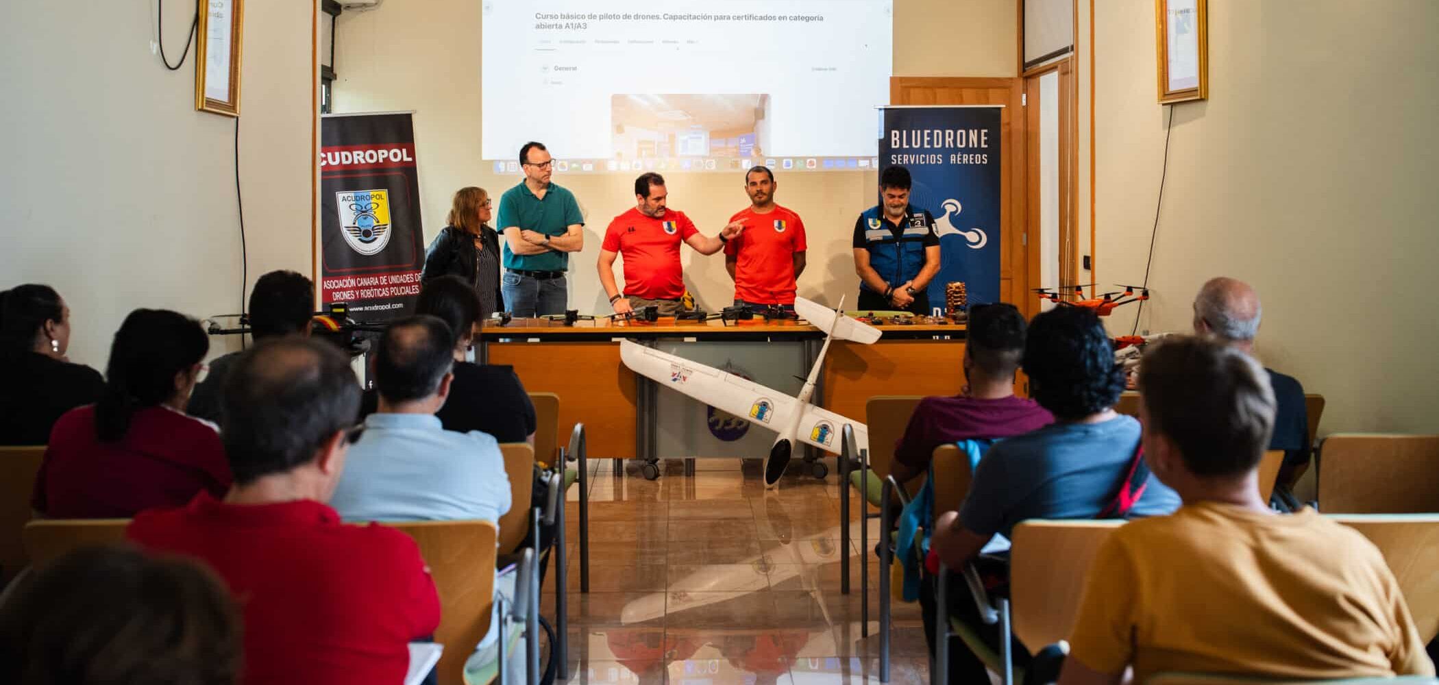 180826 Curso de dron llevado a cabo en Agulo, en el marco de desarrollo del Campus La Gomera 2026