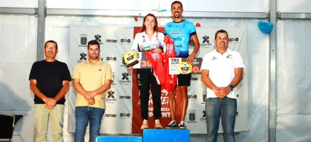 310826 Podio de Mia Leadbeater y César Vera