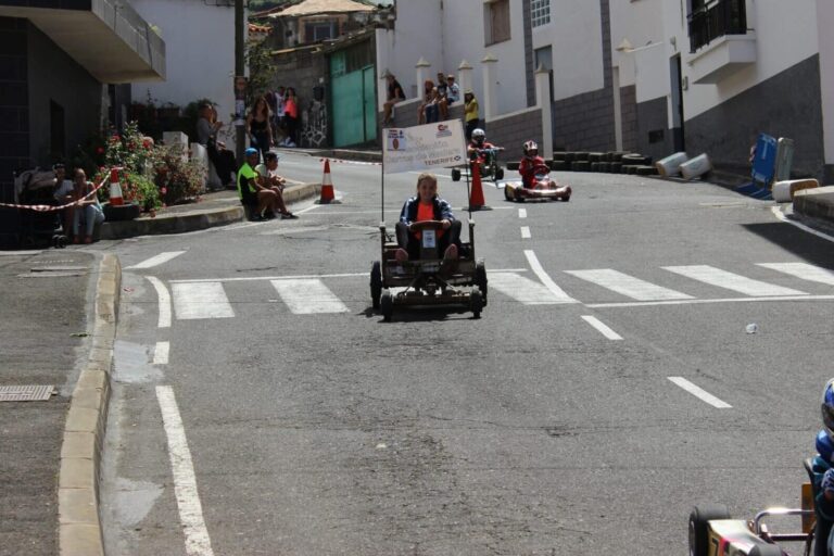 Bajada de carros de Las Rosas