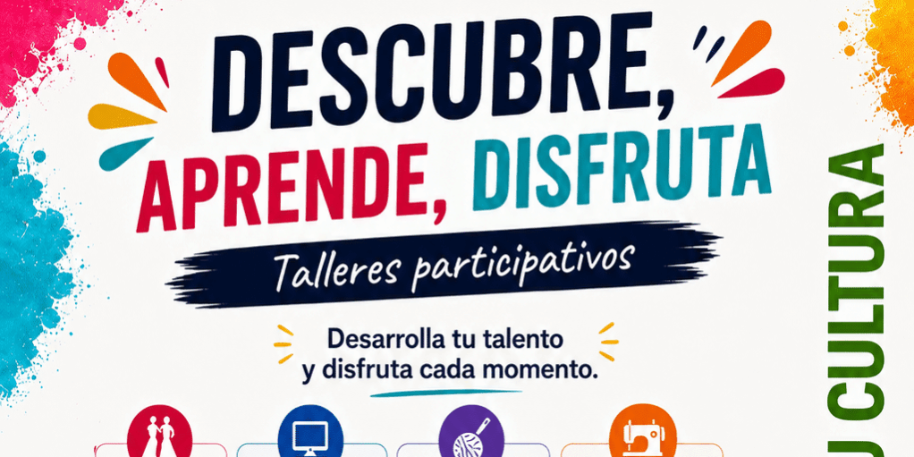 Cartel general Granadilla con su Cultura con Teatro y Clases de Instrumentos