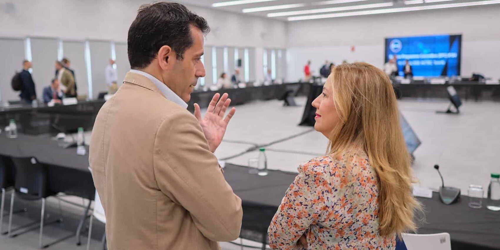 Consejero de Innovación y presidenta del Cabildo de Tenerife