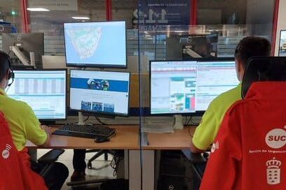 DOS PERSONAS HAN RESULTADO HERIDASA EN UNA COLISIÓN DE DOS VEHÍCULOS EN SANTA CRUZ DE TENERIFE 24-8-26