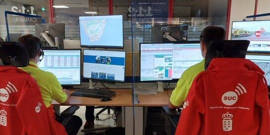 DOS PERSONAS HAN RESULTADO HERIDASA EN UNA COLISIÓN DE DOS VEHÍCULOS EN SANTA CRUZ DE TENERIFE 24-8-26