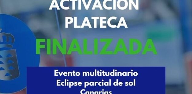 EL GOBIERNO DE CANARIAS FINALIZA LA PREALERTA DEL PLATECA POR EVENTO MULTITUDINARIO EN LAS ISLAS 13-8-26
