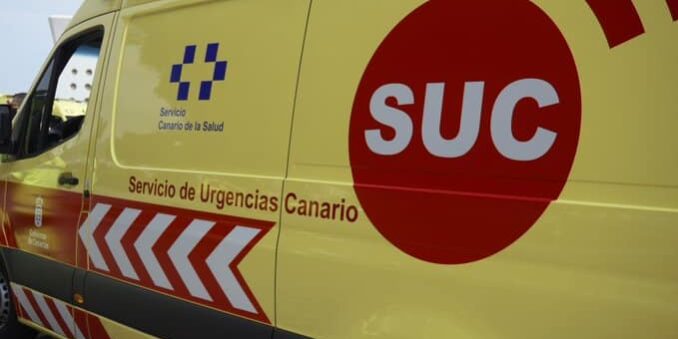 EL PERSONAL DEL SUC ASISTIÓ A UNA MJUJER HERIDA DE CARÁCTER MODERADO EN PUERTO DE LA CRUZ 1-7-26