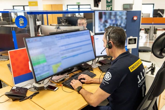 MOTORISTA HERIDO DE CARÁCTER GRAVE EN UNA COLISIÓN CON UN TURISMO EN LAS PALMAS DE GRAN CANARIA 14-8-26