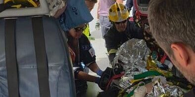 MOTORISTA HERIDO GRAVE TRAS SUFRIR UNA CAÍDA EN SAN BARTOLOMÉ DE TIRAJANA-GRAN CANARIA 16-8-26