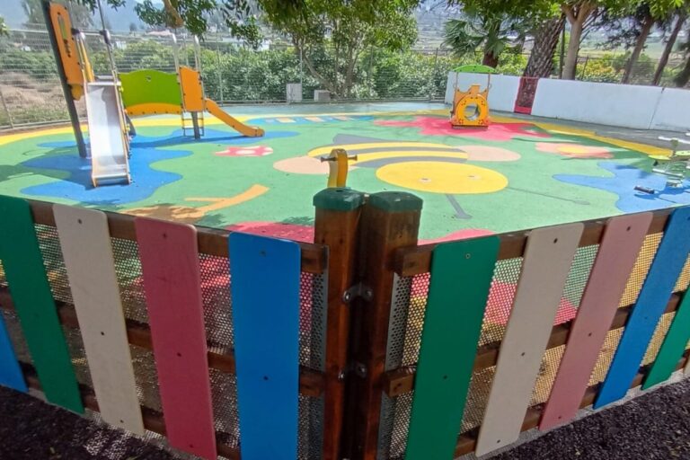 Mejoras parques infantiles y zonas bioslaudables Tegueste 2