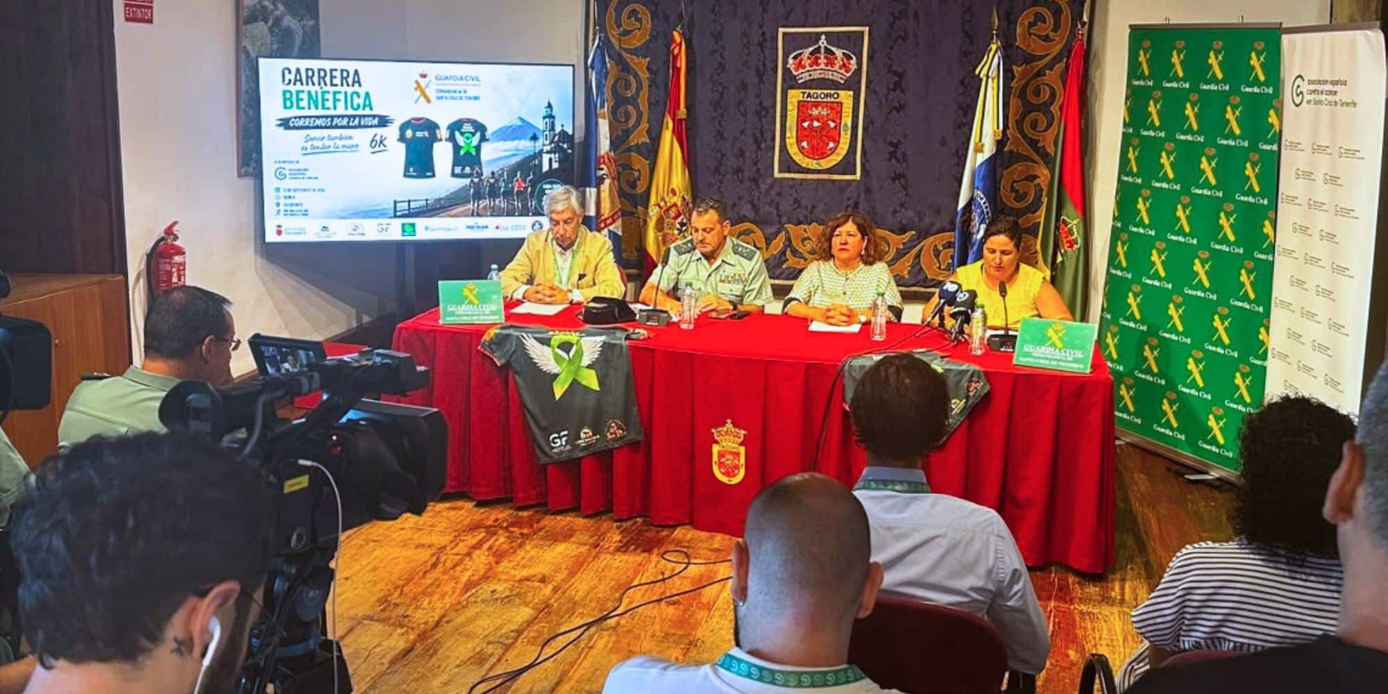 Presentación CARRERA BENÉFICA CORREMOS POR LA VIDA TACORONTE 2026
