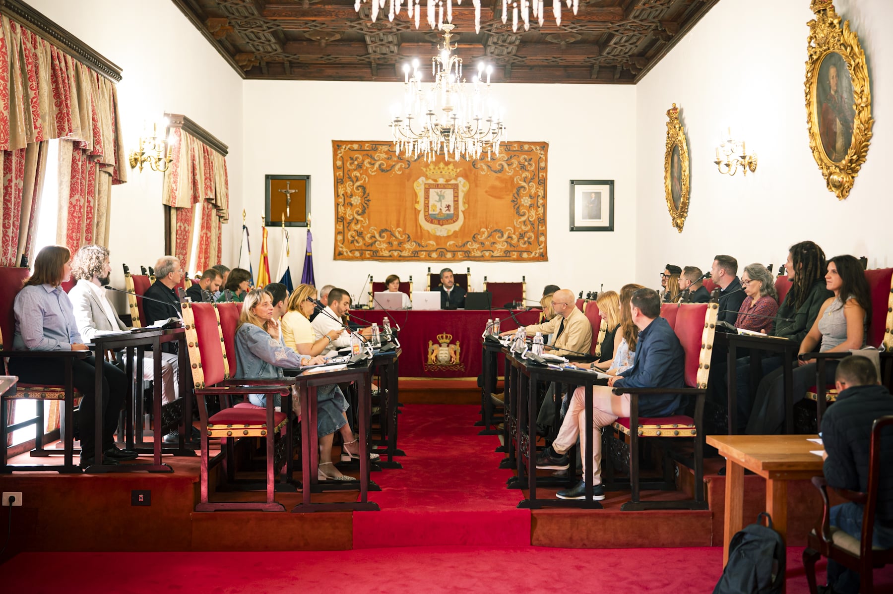 Salón de plenos del Ayuntamiento de La Laguna
