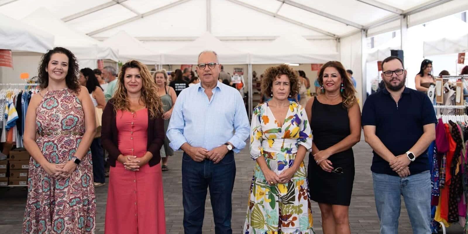 080926 Representantes insulares, municipales y comerciales durante la inauguración de Exposaldo La Gomera 2025 (1)