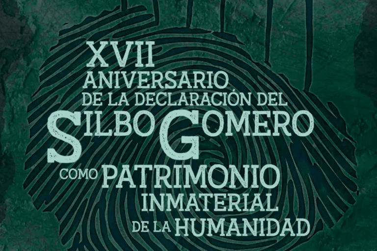 290926 Cartel XVII Aniversario Silbo Gomero Patrimonio de la Humanidad