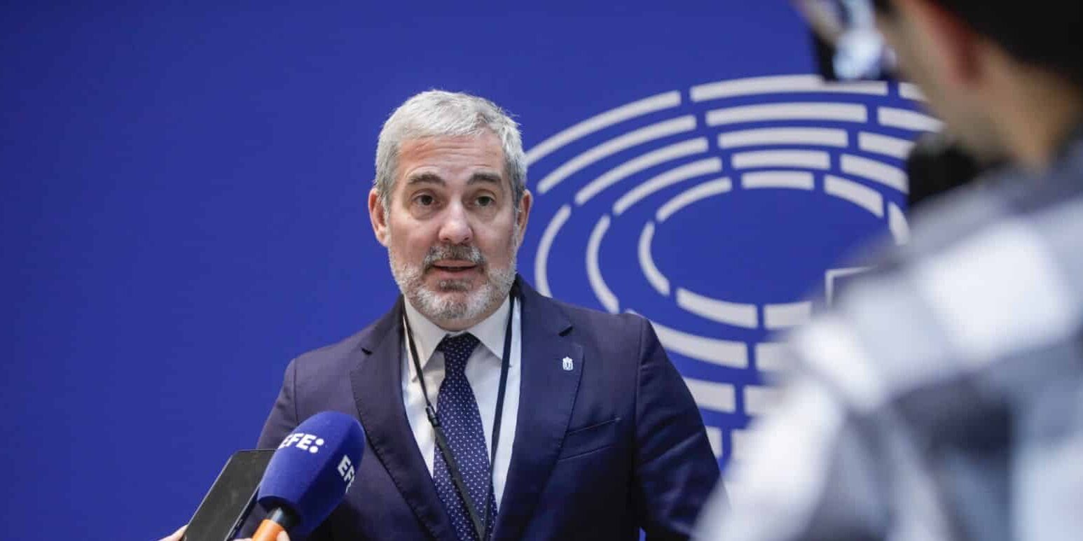 CLAVIJO BUSCA EL APOYO DE LA PRESIDENCIA DE LA UE EN LA NEGOCIACIÓN DE LOS EXPEDIENTES CLAVES PARA CANARIAS 28-9-26