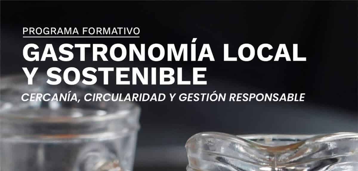 Cartel programa Gastronomía Local y Sostenible en Fuerteventura