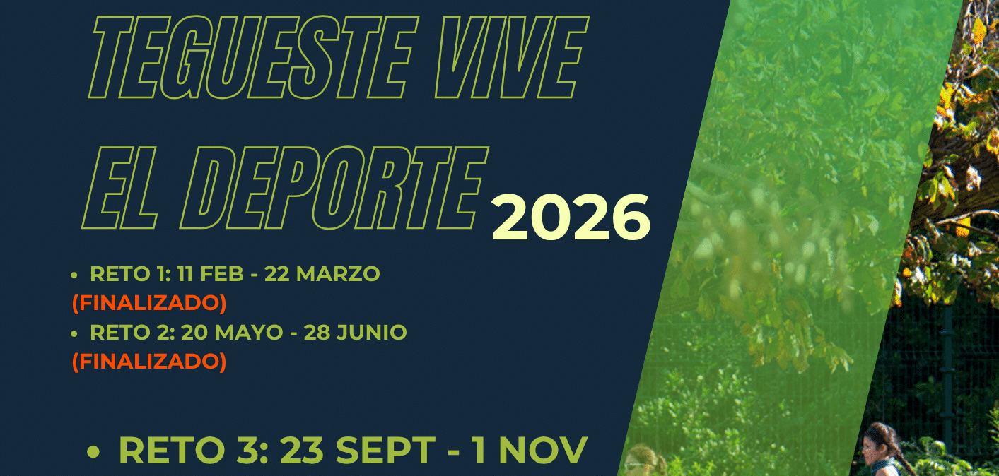 Cartel reto Nasara ‘Tegueste vive el deporte’