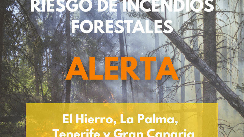 EL GOBIERNO ACTUALIZA LA ALERTA POR RIESGO DE INCENDIO FORESTAL A LA PALMA, EL HIERRO, TENERIFE Y GRAN CANARIA 24-9-26