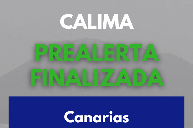 EL GOBIERNO DA POR FINALIZADA LA PREALERTA POR CALIMA EN EL ARCHIPIÉLAGO 17-9-26