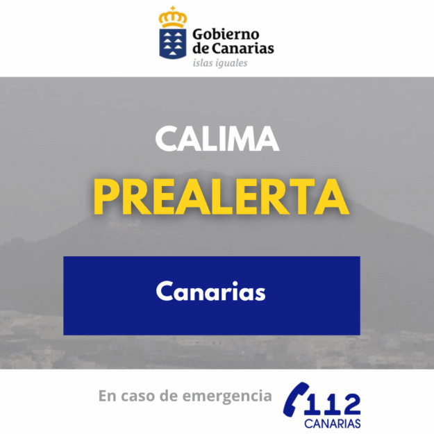EL GOBIERNO DE CANARIAS DECLARA LA PREALERTA POR CALIMA EN EL ARCHIPIÉLAGO 13-9-26