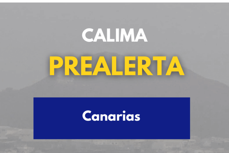 EL GOBIERNO DE CANARIAS DECLARA LA PREALERTA POR CALIMA EN EL ARCHIPIÉLAGO 13-9-26
