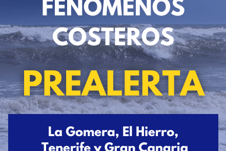 EL GOBIERNO DECLARA LA PREALERTA POR FENÓMENOS COSTEROS EN EL HIERRO, LA GOMERA, TENERIFE Y GRAN CANARIA 6-9-26
