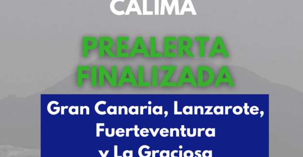 EL GOBIERNO FINALIZA LA PREALERTA POR CALIMA EN LAS ISLAS ORIENTALES Y LA GRACIOSA 10-9-26
